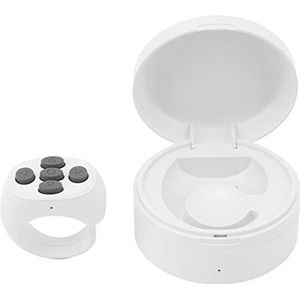 App Scrolling Ring, 10M Control Ring Telefoon Afstandsbediening Ergonomisch Ontwerp Lichtgewicht BT5.3 voor Thuis (Wit)