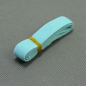 5/10M 15mm 3/5'' Nylon elastische band rubberen tape singels DIY ondergoed broek stretch riem spandex bands naaien accessoires-LightAquaBlue-15mm-10meter