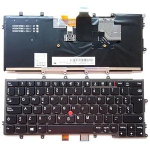 Amerikaans Russisch Spaans Latijns Arabisch Brazilië Portugees Laptop Verlicht Toetsenbord Voor Lenovo voor Thinkpad X270 Notebook PC(SP Backlit Point)