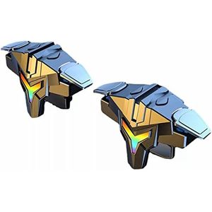 N//B Mobile Controller Game Trigger, Sensitive Shoot en Aim Button, Gaming Joystick Gamepad Compatibel met Android/iOS (1 normale stijl + 1 pulsstijl)