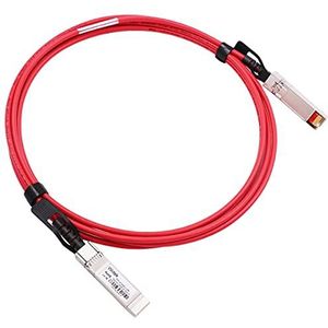 [Rood gekleurd] 3 m 10G SFP+ DAC Twinax-kabel, 10Gbase-CU SFP+ passieve koperen kabel, compatibel voor Cisco SFP-H10GB-CU3M, Ubiquiti, Juniper, Mellanox, Mikrotik, Netgear, Supermicro, Open Source