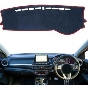 Auto Dashboard Cover Beschermend Vermijd Licht Tapijt Auto Dashboard Mat Anti-UV Antislip Accessoires geschikt voor KIA Forte 2019 2020 BD