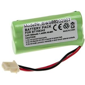 vhbw Accu compatibel met Telekom T-Sinus A602 Touch draadloze vaste telefoon (600 mAh, 2,4 V, NiMH)