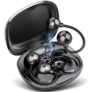 ATFKZADV Open-Ear Hoofdtelefoon 5.4, Draadloze Oordopjes Met Dynamische 14,2 mm Audiodrivers, Indrukwekkend Stereogeluid En Duidelijke Communicatie Voor Sport, Workout, Gaming