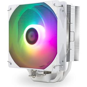 TR-Thermalright Assassin King 120 SE White ARGB CPU-koeler-5 heatpipes, stille 120 mm PWM-ventilator, voor AMD AM4/AM5, Intel LGA1851/1700/115x/1200, 148 mm High PC koeler-wit