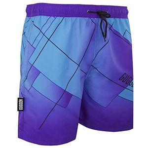 GUGGEN MOUNTAIN Zwembroek voor Heren Zwemshorts voor Het Strand Sneldrogende Zomer B8 manvolk mannen met Strandbroek met Boardshort Korte Broek Patroon Linnen Kleur Blauw XL