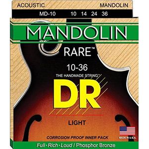 DR Rare Phosphor Bronze Mandoline-snaren MD-10 Lite (10-36)