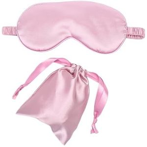 Imitatie Zijde Oogmasker, 1 Stuk Gewatteerde Schaduw Cover Patch voor Slaapmasker, Hoofdbanden voor Reizen Ontspanning Rust Vrouwen Mannen (LPP)