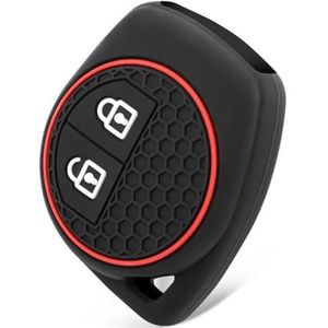 Autosleutel beschermhoes 2 Knop Siliconen Auto Afstandsbediening Sleutelhanger Case Cover Shell Voor Suzuki Voor SX4 Voor Swift Voor Grand Voor Vitara Voor Ciaz Voor Liana Sleutel Shell