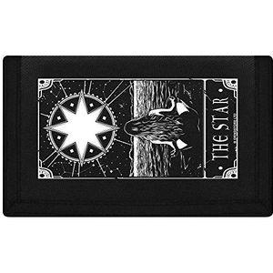 Deadly Tarot Portemonnee The Star 8 x 13 cm zwart, zwart