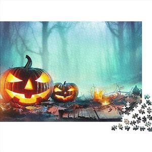 Halloween legpuzzel voor volwassenen puzzels Kartonnen puzzels - Relax Puzzels Games-Brain Teaser Puzzel Familie Uitdagende Spellen Als Kerst Verjaardagscadeaus 1000 stuks (75 x 50 cm)