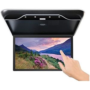 Draagbare dvd-speler voor videospelers op hoofdsteunen in auto's Touchscreen Auto Monitor 1080P Video Player HD MP5 Multimedia TV Voertuig Plafond Dak Mount Display Met Link FM HDMI met HD-roterend sc