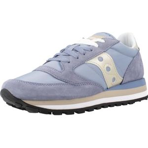 Saucony Jazz Triple S60530-44. Sneakers voor dames en meisjes, lichtblauw-goud, maten 36 tot 41, Triple Light Blue Gold, 38 EU