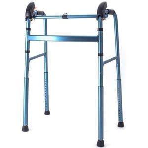 Vouwen Wandelen Mobiliteit Hulp Frame Klimmen Trappen Volwassen Ouderen Wandelaars voor Trappen Lichtgewicht Standaard Walker Aluminium Vouwen Wandelen Frame Walker voor Ouderen