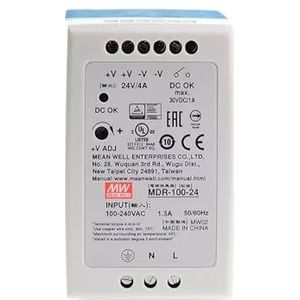 MDR-100 12/24/48V Klein volume 100W kunststof behuizing MDR-100-12 MDR-100-24 MDR-100-48 (MDR-100-24V)