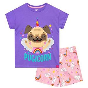 Harry Bear Meisjes mopshond eenhoorn pyjama, Meerkleurig, 134