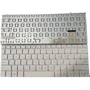 Amerikaans Russisch Spaans Latijns Arabisch Braziliaans Portugees Toetsenbord voor VivoBook Q200 Q200E S200 S200E X200 X201 X201E(RU White)