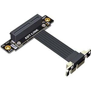 Allowish PCIE 4.0 PCIE X1 naar X4 verlengkabel voor netwerkkaart verlengingsadapter (15 cm, R12SL-TL 4.0)