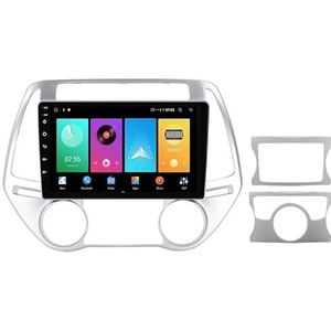 Android 14 2 Din Autoradio voor Hyundai I20 2012-2014 - Steun Carplay Android Auto DSP-9"" Touchscreen Auto Stereo Met Stuurwielbediening WIFI 4G Bluetooth Split-Screen(P2 WIFI 4-Core 1G+32G)