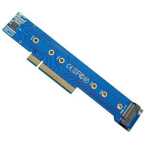 HIOPOIUYT PCIe Adapterkaart PCIe voor 1U-chassis aan 2 Solid Disk breidt 1U-servercapaciteit uit