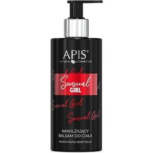 APIS Sensual Girl Hydraterende balsem voor het lichaam met linnen, aloes, mango en kersen, geparfumeerde lijn en gehydrateerde huid, 300 ml