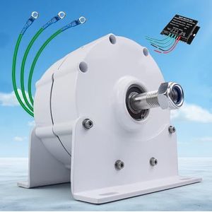 3-fase permanente magneet dynamo, 10000W/12000W tandwielloze permanente magneetgenerator met gelijkrichter voor windturbines, waterturbines en windmolengeneratoren,10000W-24V