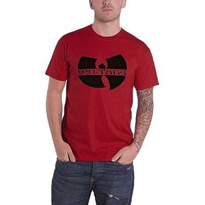 Wu-Tang Clan - Logo T-shirt - Rood - 100% Katoen