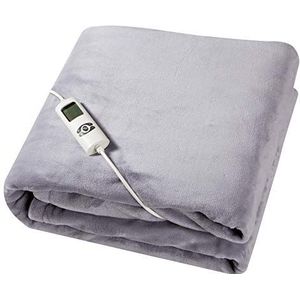 Elektrische deken, afmetingen: 180 x 130 cm, automatische uitschakelfunctie met tot 12 uur programmering, meertraps temperatuurinstelling, zacht gevoel