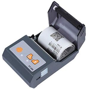 Draagbare Bluetooth-printer, Mini Draadloze Thermische Bonprinter, 58 Mm Handheld Bonnenprinter, met USB-kabel en Afdrukpapier, Compatibel met en Android