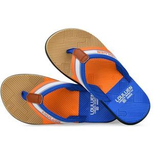 BDWMZKX Slippers Summer Trend Non-slip Flip-flops Men's Personalized Beach Slippers Men's Soft-soled Flip-flops For Outdoor Wear-sapphire-40