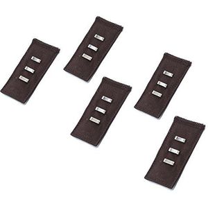 More of Me to Love haakje verlengstuk, 5 stuks bruin