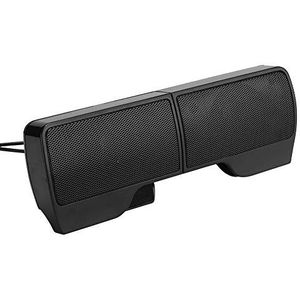 Mini Desktop Laptop 2.0 soundbar, USB-clipscherm draagbare computerluidspreker, mini pc-soundbar, notebook-telefoon audiosysteem, gemakkelijk te gebruiken en zeer praktisch.