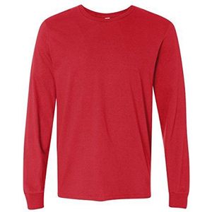 Fruit of the Loom LS XL Red T-Shirt, dames, rood, XL, Rojo, XL
