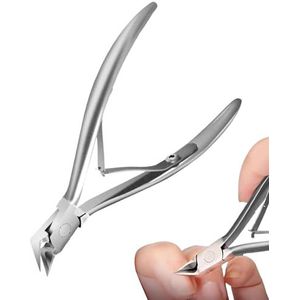 Yhsioaklo Nagelknipper voor dikke nagels, dikke nagelknipper - roestvrijstalen puntige ingegroeide teennagelknipper | Brede kaak nagelknipper, manicure pedicure gereedschap voor mannen en