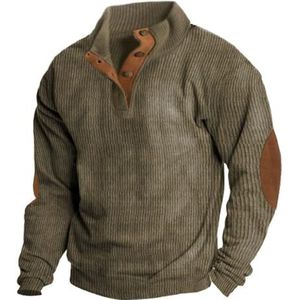 Corduroy herenjack,Eenvoudig corduroy overhemdjack met elleboogpatch | Corduroy heren shirt met lange mouwen, corduroy overhemd met opstaande kraag voor heren, volwassenen, alle seizoenen Selico