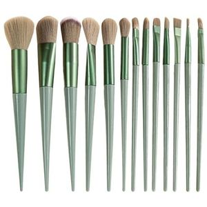 szaluyk Make-upborstels Set Professionele, 13X Zachte Synthetische Haren Make-up Borstel Kit, Mode Set Make-upborstels voor Beginers Professionals Vrouwen Gezicht Wang Oog