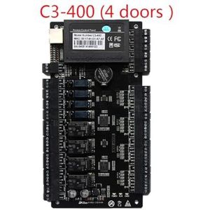 Inklokken in Machine, TCP IP Wiegand 26 C3-100 C3-200 C3-400 Deurtoegangscontrolepaneel Board for beveiligingsoplossingen Toegangscontrolesysteem 30000 gebruikers Kantoorponsklok(Color:C3-400)