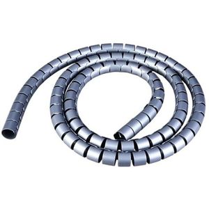 Spiraalvormige Wrapote Prctive Sleeve Wire Manage, Spiraalkabelwikkeling Multicolor ID10-40mm 1M 5M(Grey,ID30mm 1 Meter)