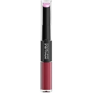 L'Oréal Paris Infaillible 302 Rose Eternite, lippenstift voor 24 uur volle lippen met vochtinbrengende lippenbalsem, 6,0 milliliter
