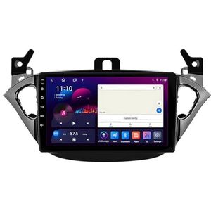 Android 14 GPS Navigation Stereo voor Opel Corsa E 2015-2019/Adam 2013-2016 9 Inch 2 Din Car Stereo Radio met CarPlay AHD Omgekeerd beeld Bedieningselementen op het stuur(S1 1G+32G)
