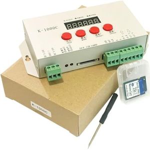 Controller K-1000C K1000C WS2812B WS2811 APA102 T1000S WS2813 LED 2048 pixel-programmering DC5-24V