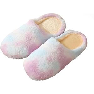 MdybF Slippers Autumn Winter Women Men Slippers Bottom Soft Home Shoes Cotton Floor Slides-B-44-45