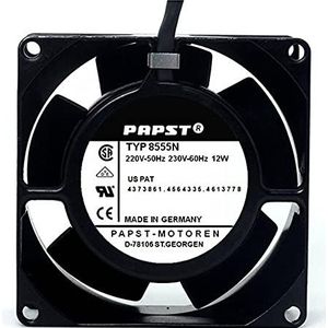 Papst fan TYP 8550N 8038 220V all-metal high temperature resistant fan