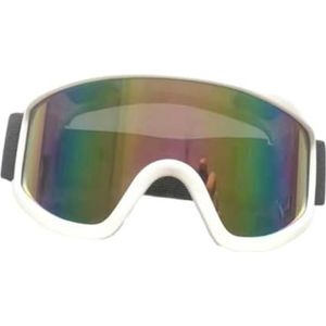 F Fityle Skibril Bril Buitensport Brillen voor Winterzonnebril Snowboardbril voor snowboarden Motorschaatsen Skiën, Wit kader