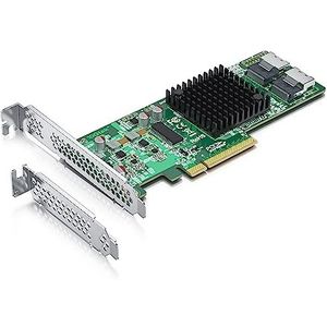 10Gtek Internal PCI Express SAS/SATA HBA RAID Controller Card, SAS2008 Chip, X8, 6Gb/s, Same as SAS 9211-8I