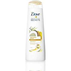 6 x Dove Shampoo - Restoring Ritual (met kokosolie) - voor beschadigd haar - 250 ml
