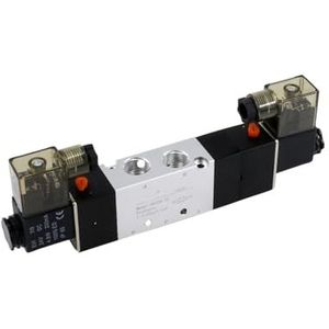 Drievoudige positie vijfweg dubbele spoel pneumatisch magneetventiel 4V230-08 elektronisch ventiel 220 V regelventiel 24 V (DC24V, 4V230C-08)