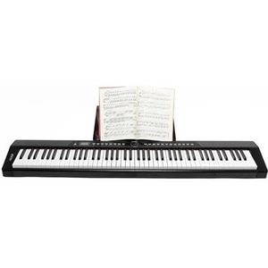 Drumpad Elektronische Piano Digitale Synthesizer Professioneel Elektronisch Synthesizertoetsenbord Voor Volwassenen (Color : Bk)