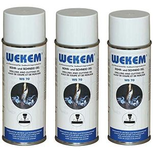 3x 400ml Wekem boor- snijolie WS70