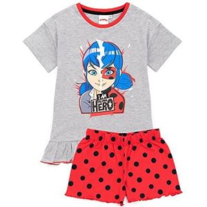 Miraculous Pyjama's Meisjes Ladybug Superhero T-shirt & Lange of Shorts PJ's 11-12 jaar